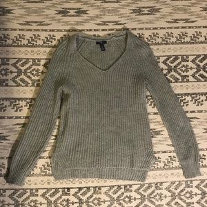 GAP Thick Knit Gray Long Sweater